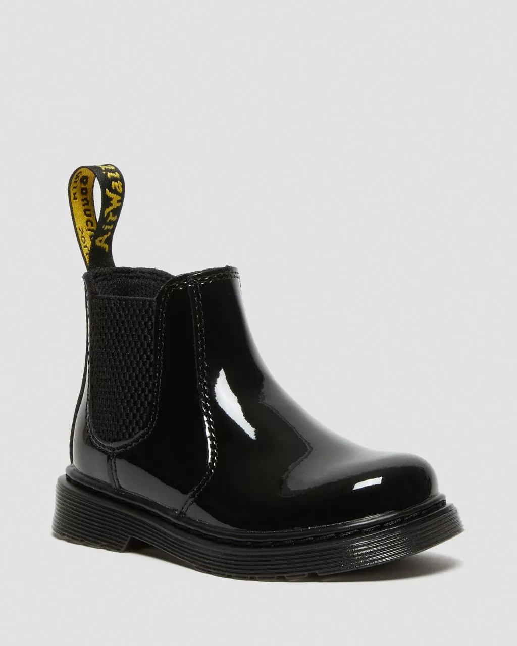 DR MARTENS 2976 TODDLER PATENT LEATHER CHELSEA BOOTS