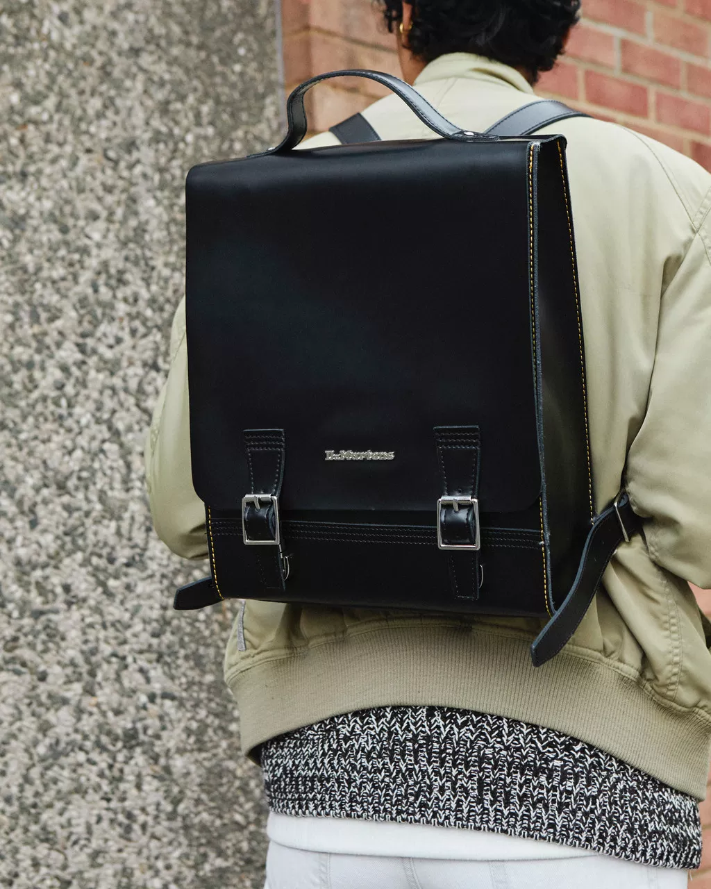 DR MARTENS Kiev Leather Box Laptop Backpack