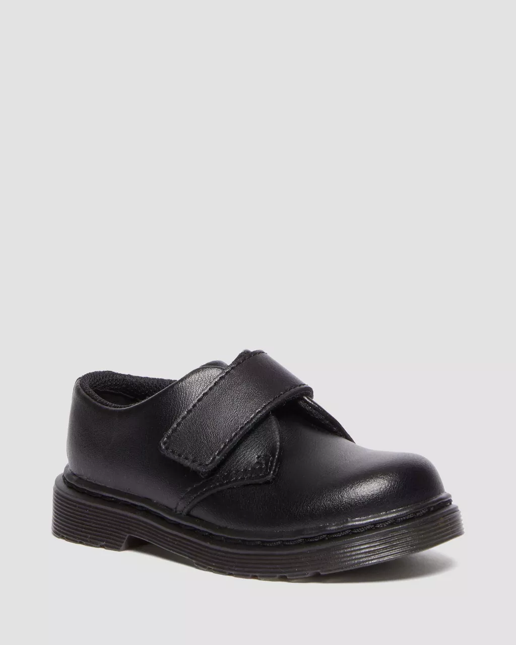 DR MARTENS Toddler Kamron Leather Strap Velcro Oxford Shoes