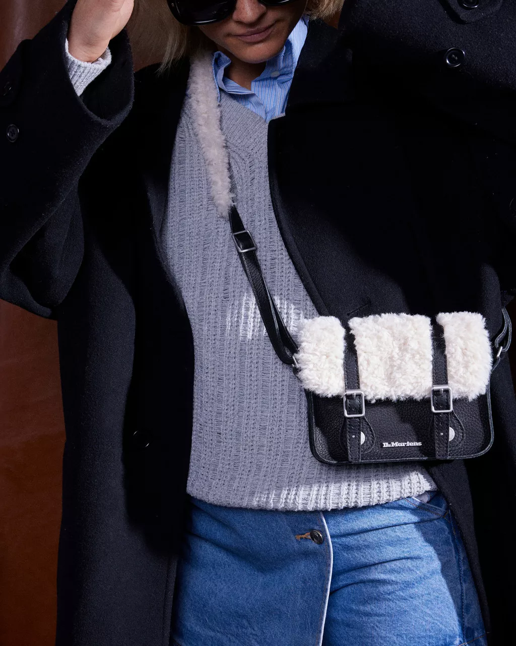 DR MARTENS Ambassador 7 Inch Leather Satchel