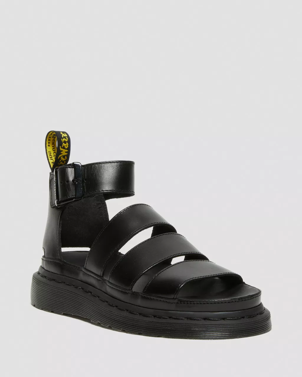 DR MARTENS CLARISSA II LEATHER STRAP SANDALS
