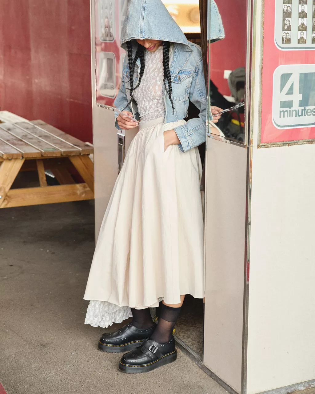 DR MARTENS Ramsey Monk Strap Leather Platform Creepers