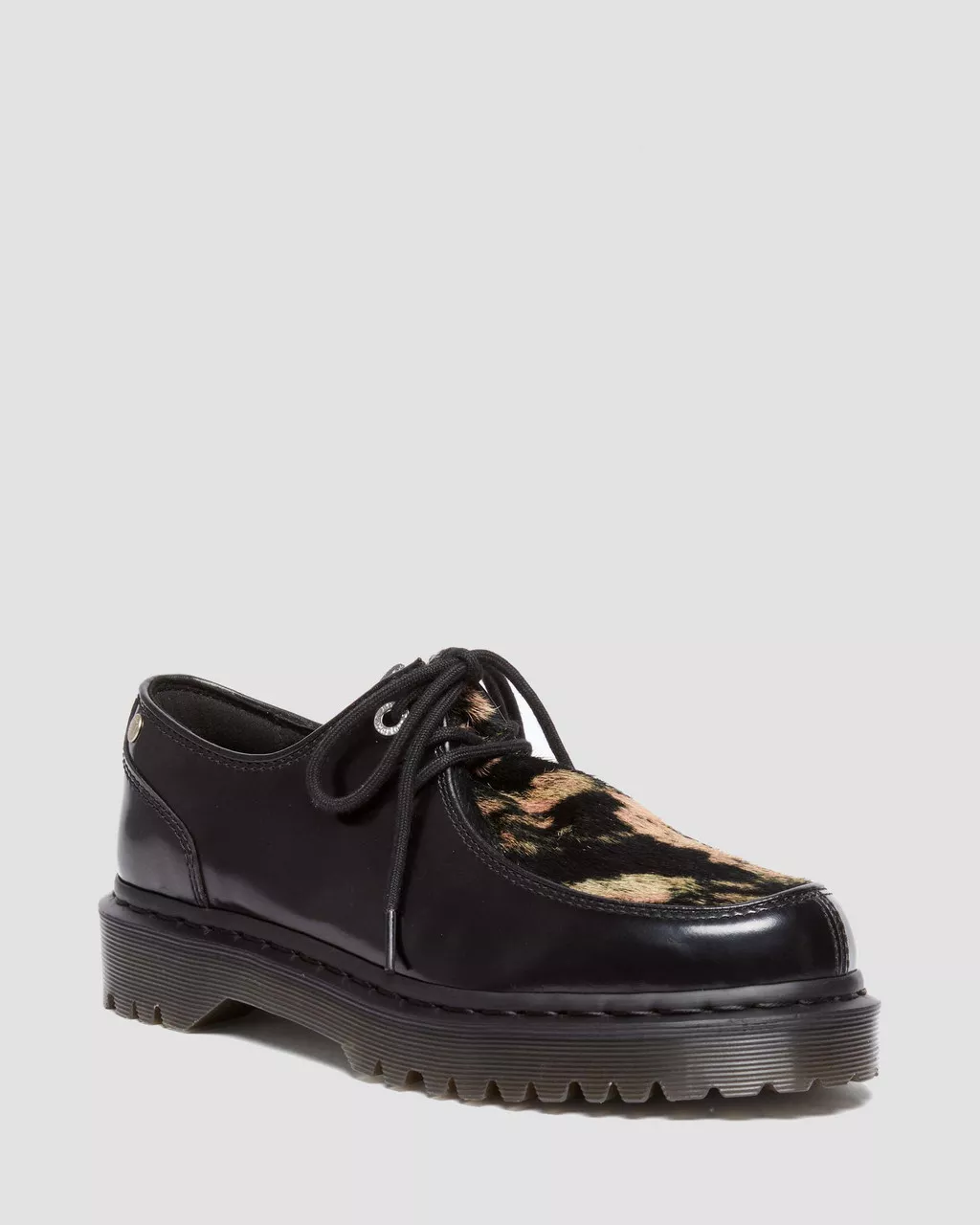 DR MARTENS Zeffir 3-eye Hair-On Leather Bex Shoes