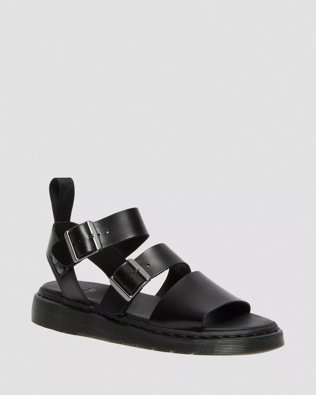 DR MARTENS Gryphon Brando Leather Strap Sandals