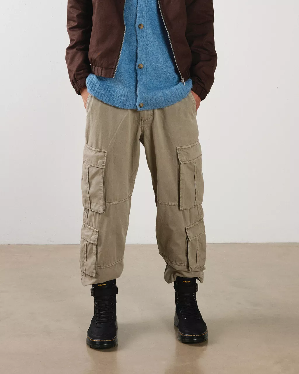 DR MARTENS Combs Tech II Wyoming Leather Utility Boots