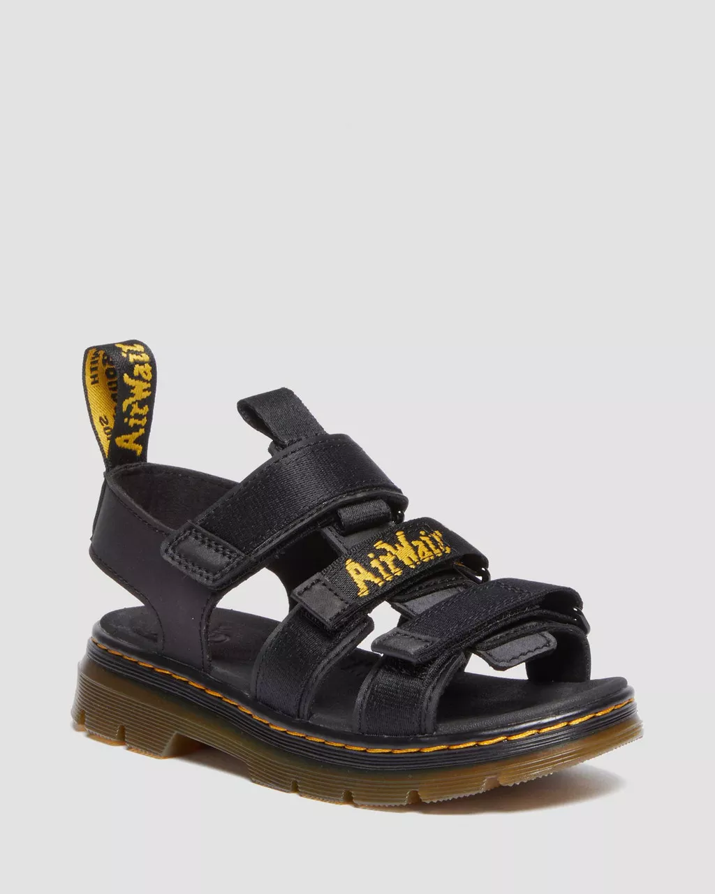 DR MARTENS Junior Callan Extra Tough Leather Sandals