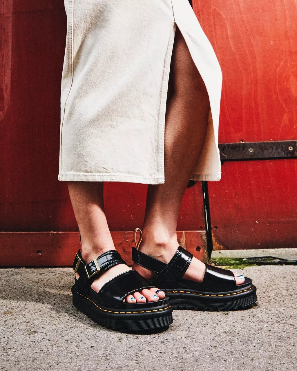 DR MARTENS Voss Vegan Strap Sandals