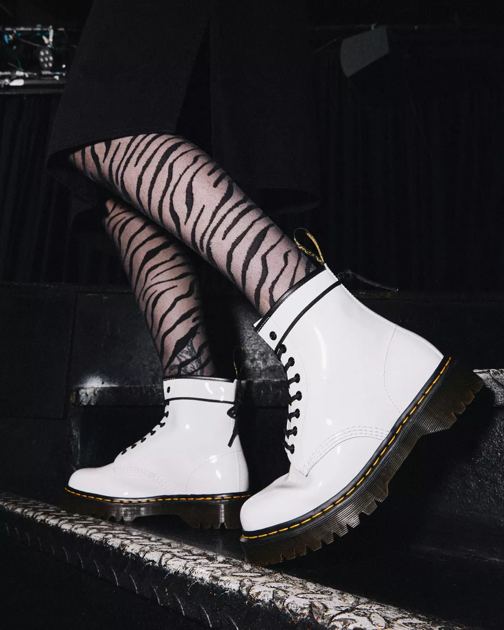 DR MARTENS 1460 Bex Patent Leather Boots
