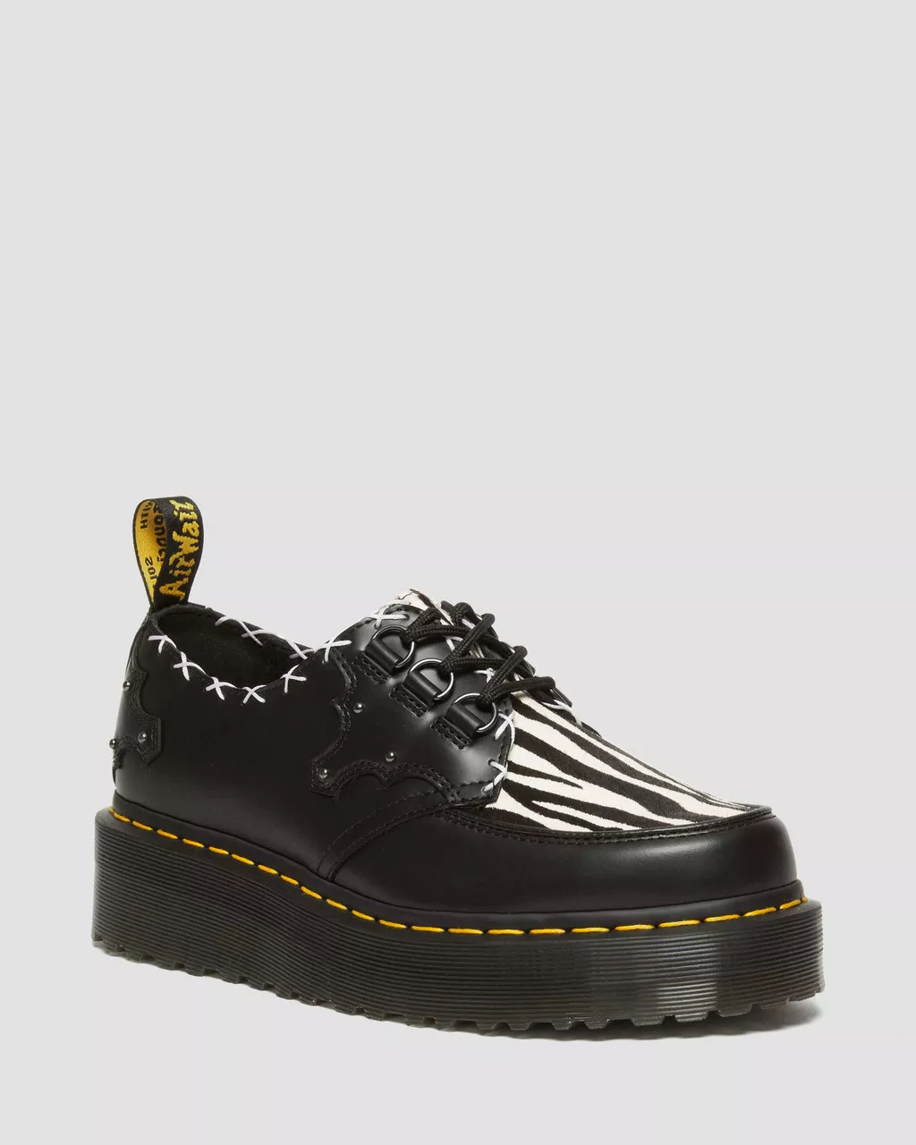 DR MARTENS Ramsey 3-eye Leather Platform Creepers