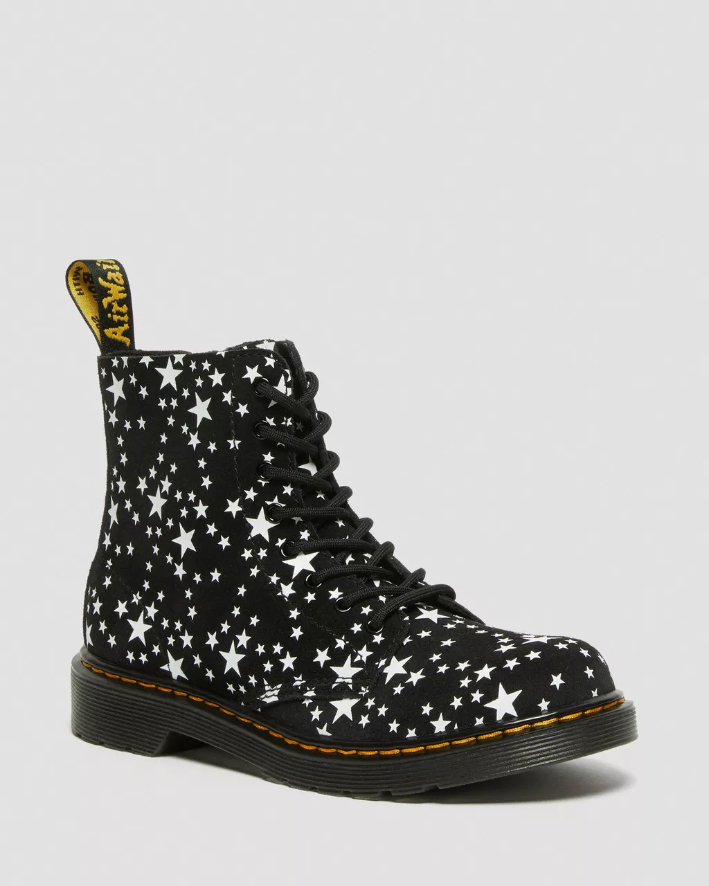 DR MARTENS Youth 1460 Pascal Star Suede Lace Up Boots