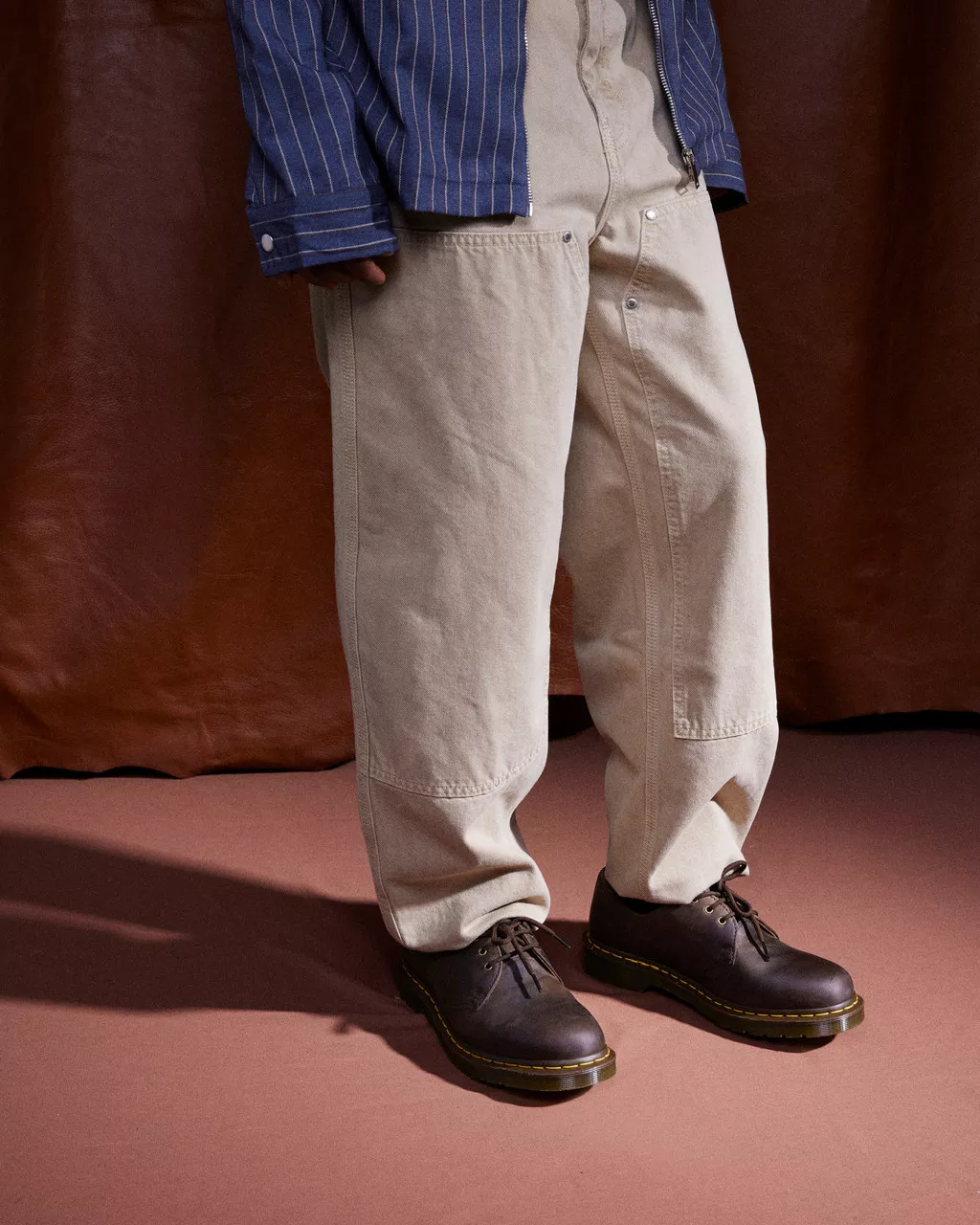 DR MARTENS 1461 Crazy Horse Leather Oxford Shoes