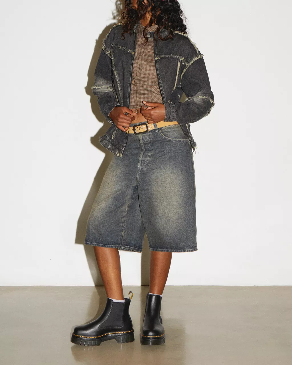 DR MARTENS Audrick Nappa Lux Leather Platform Chelsea Boots