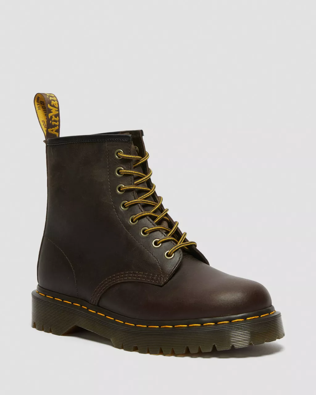 DR MARTENS 1460 Bex Crazy Horse Leather Lace Up Boots