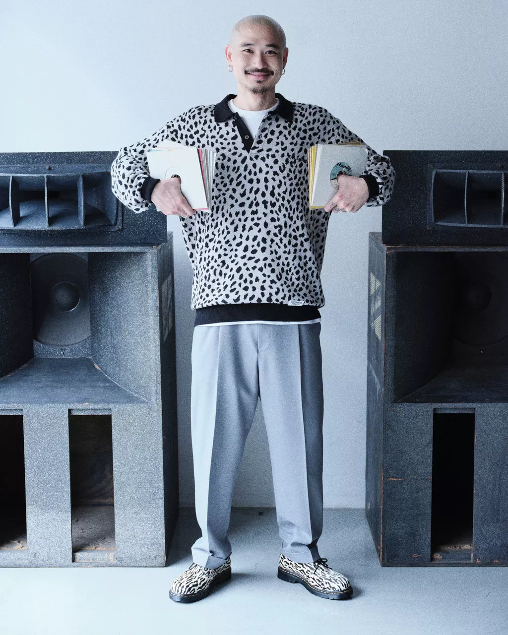 DR MARTENS 1461 Wacko Maria Hair-On Oxford Shoes