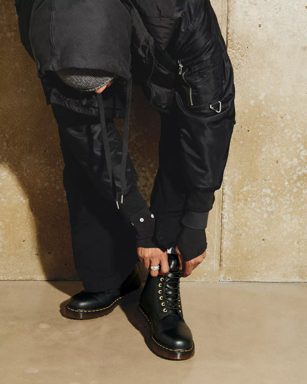 DR MARTENS 1460DM's Wintergrip Blizzard Wp Leather Ankle Boots