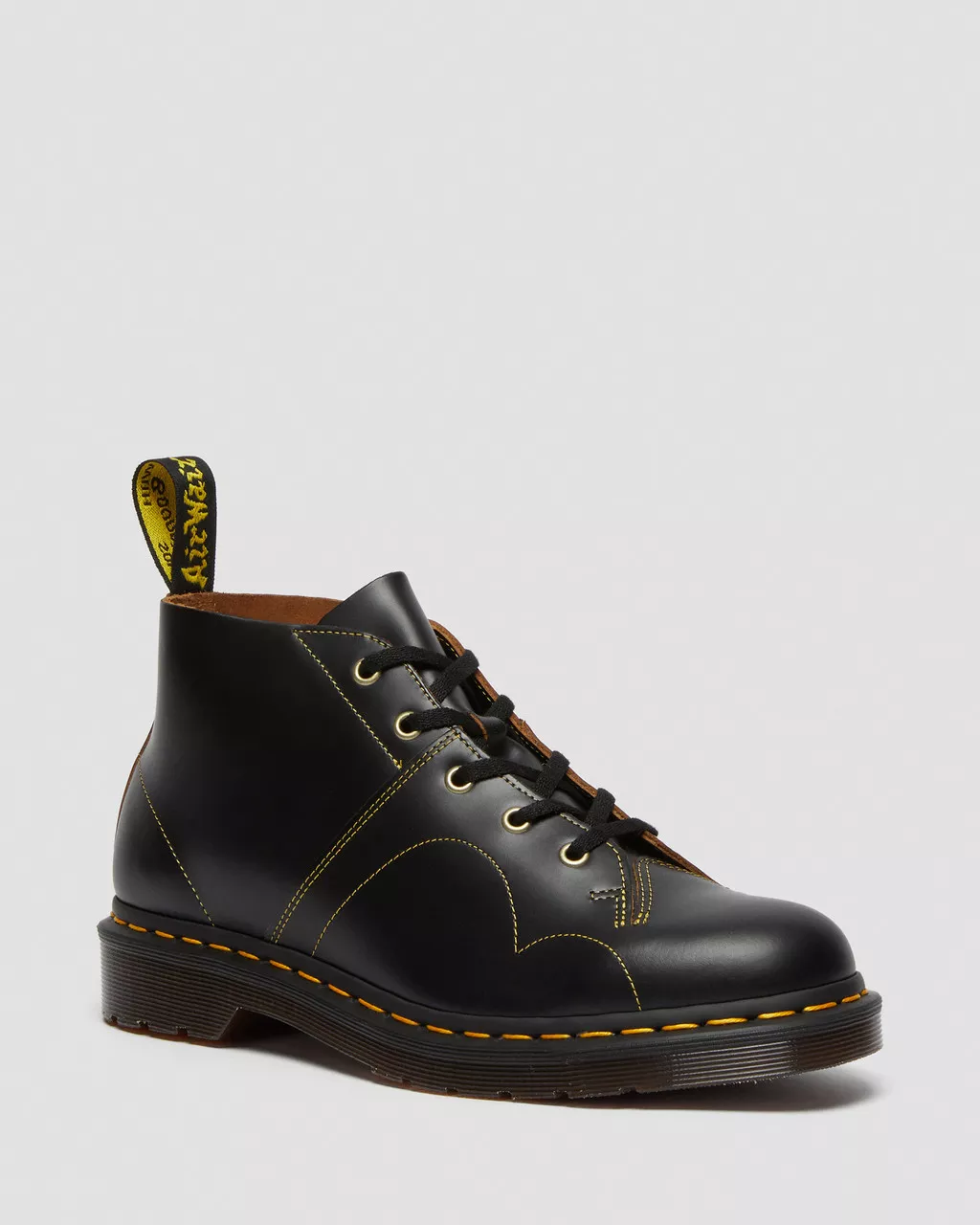 DR MARTENS Church Vintage Smooth Leather Monkey Boots