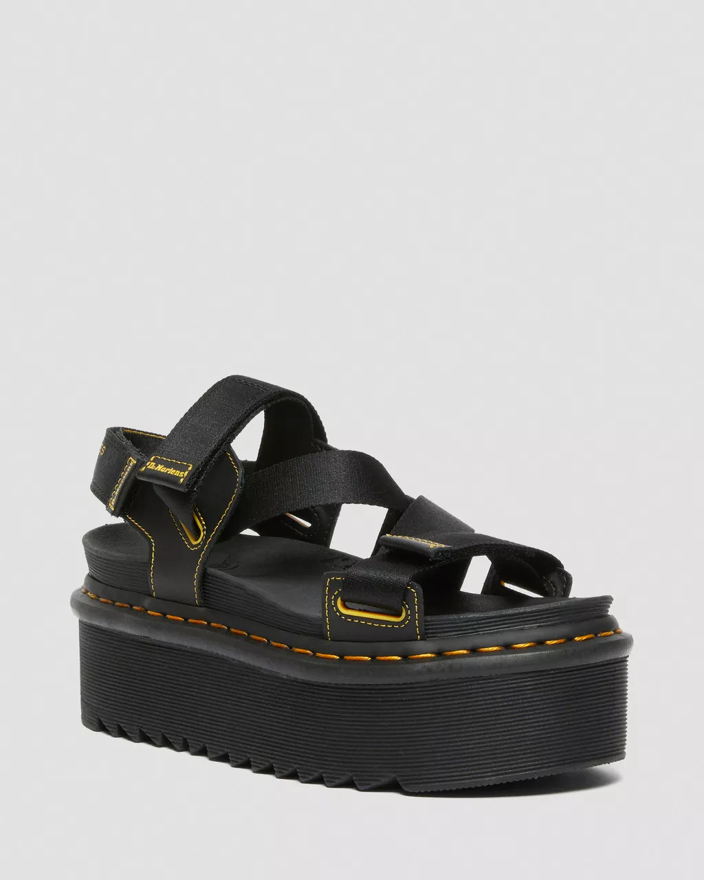 DR MARTENS Kimber Logo Webbing Strap Sandals