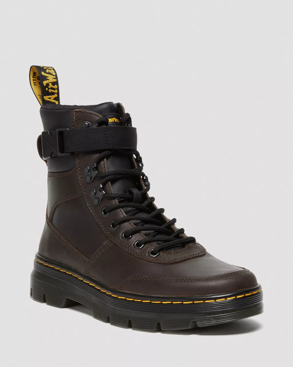 DR MARTENS Combs Tech Crazy Horse Leather Casual Boots