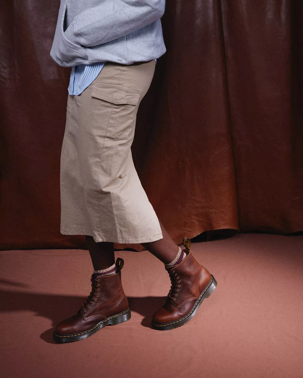 DR MARTENS 1460 Ambassador Soft Leather Lace Up Boots