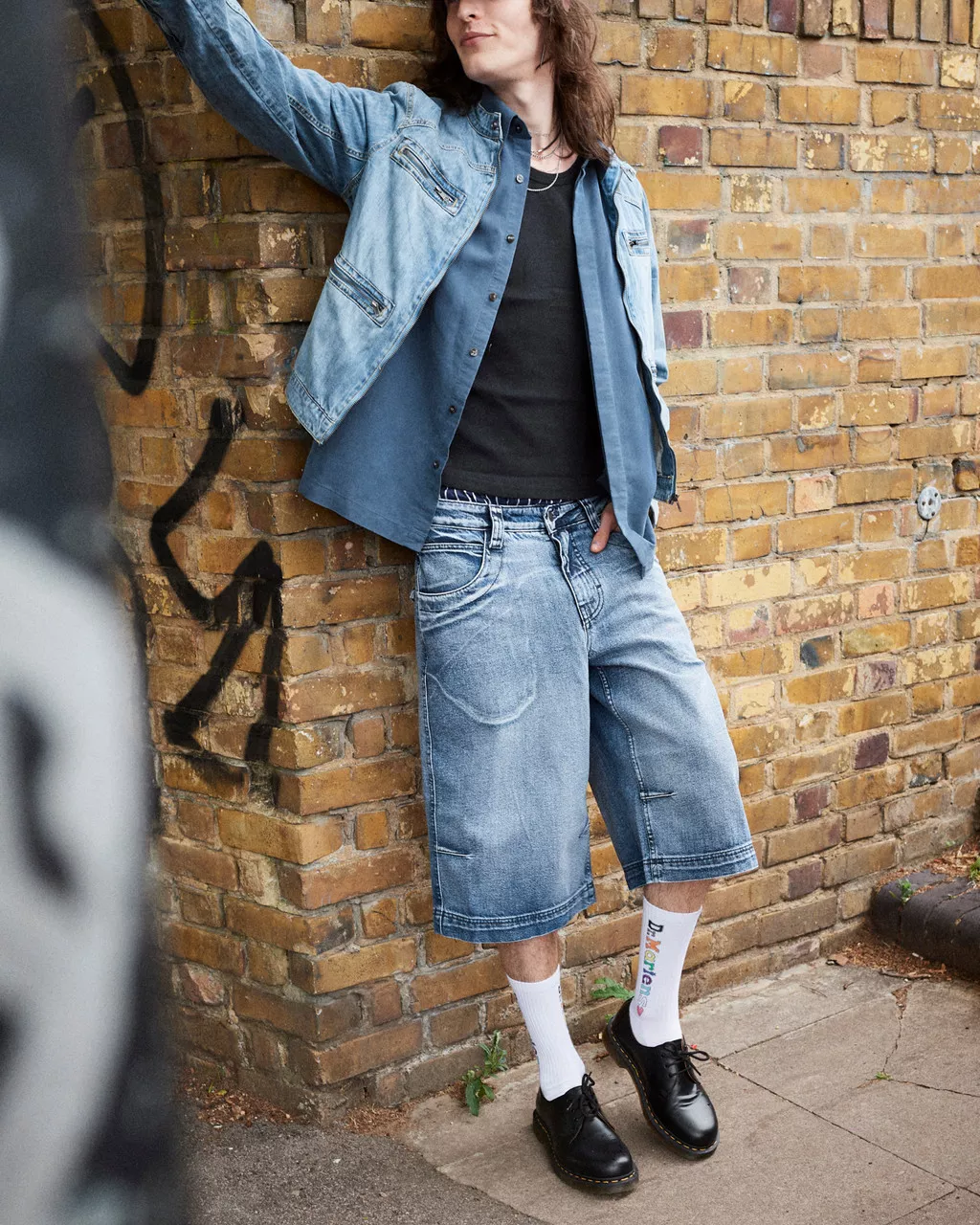 DR MARTENS For Pride Vertical Logo Cotton Blend Socks