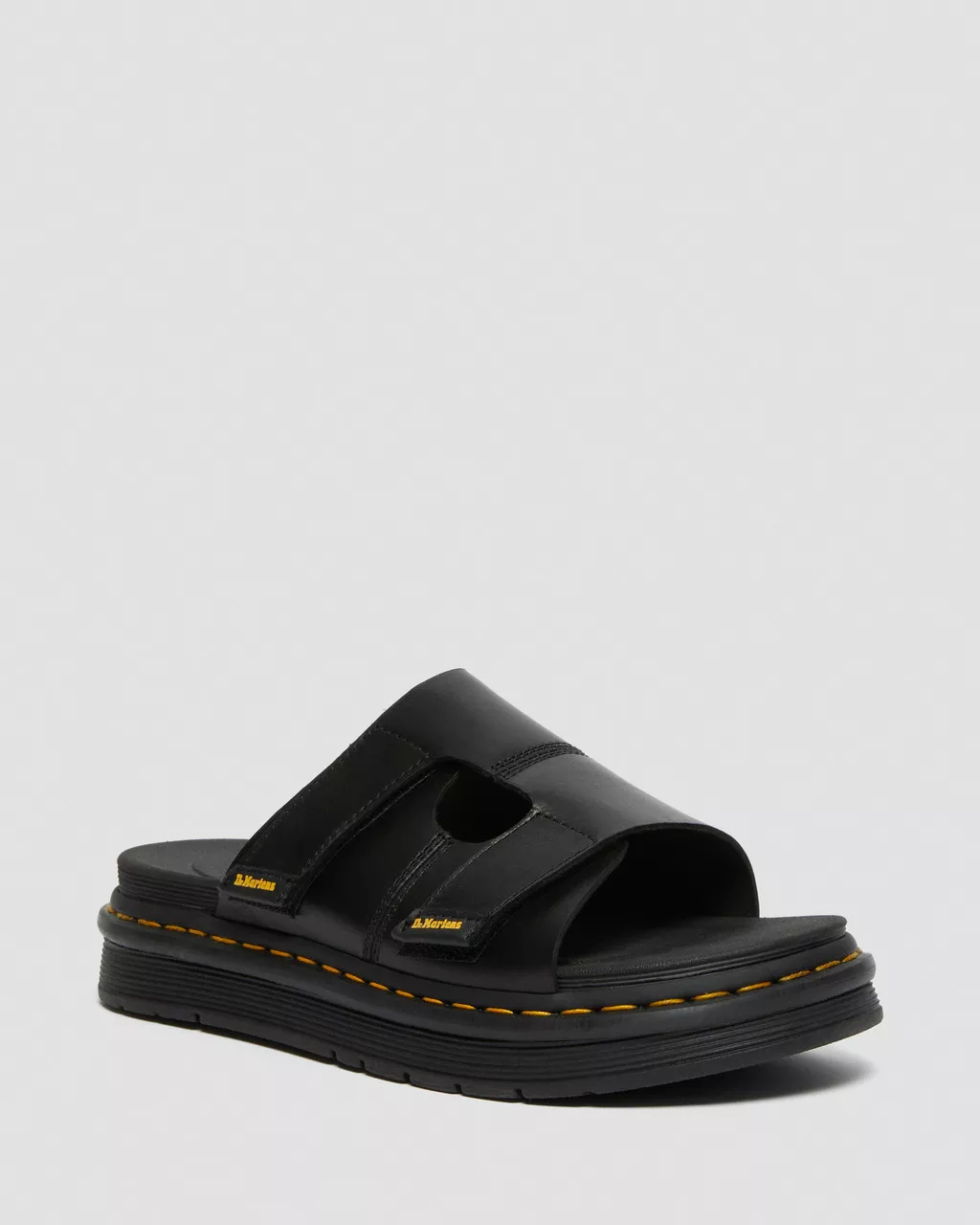 DR MARTENS Daxton Leather Slide Sandals