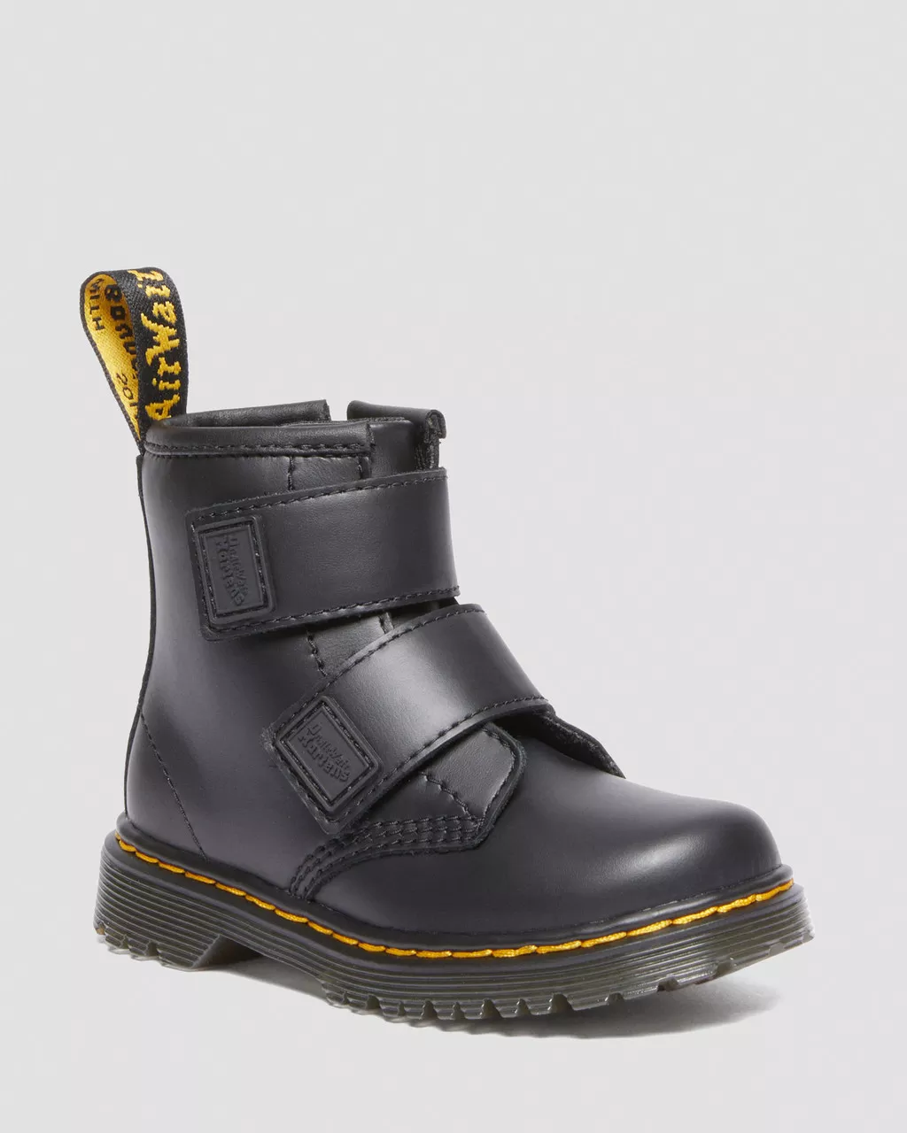 DR MARTENS Toddler 1460 Leather Strap Velcro Boots