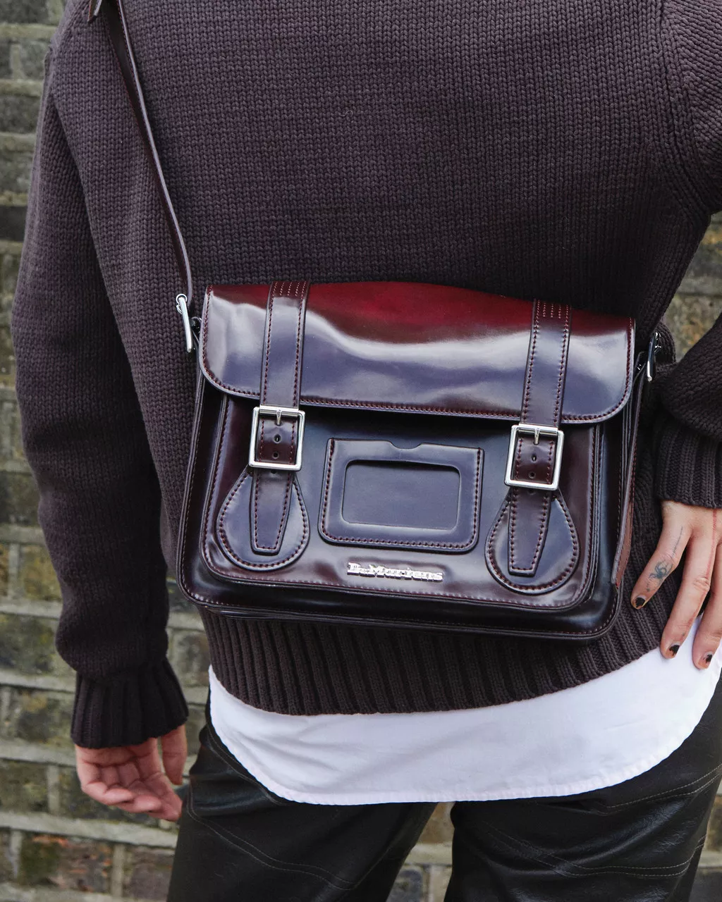 DR MARTENS 11 Inch Vegan Satchel