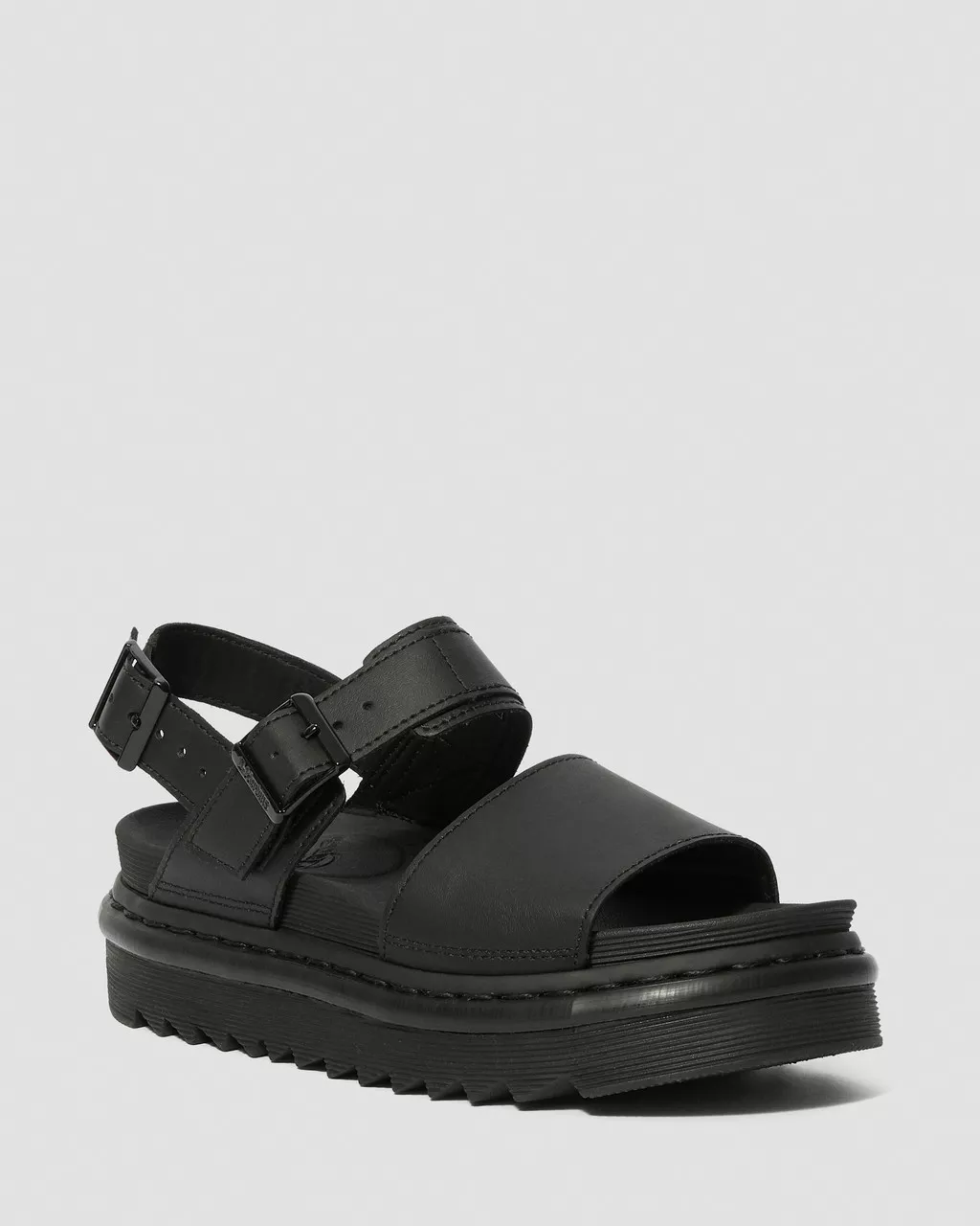 DR MARTENS Voss Hydro Leather Strap Sandals