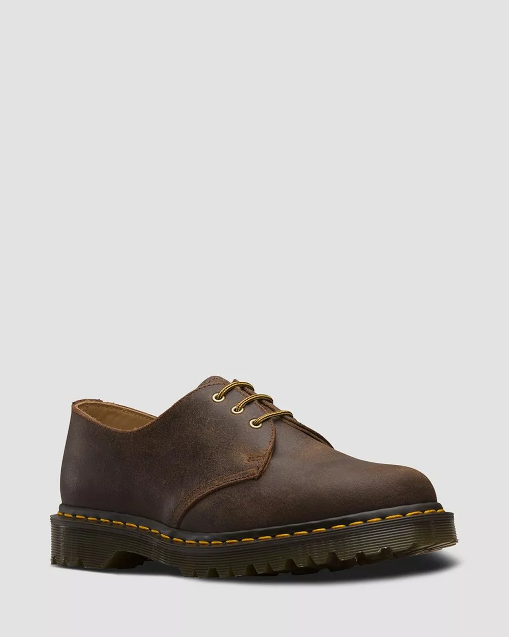 DR MARTENS 1461 Wax Commander Leather Oxford Shoes