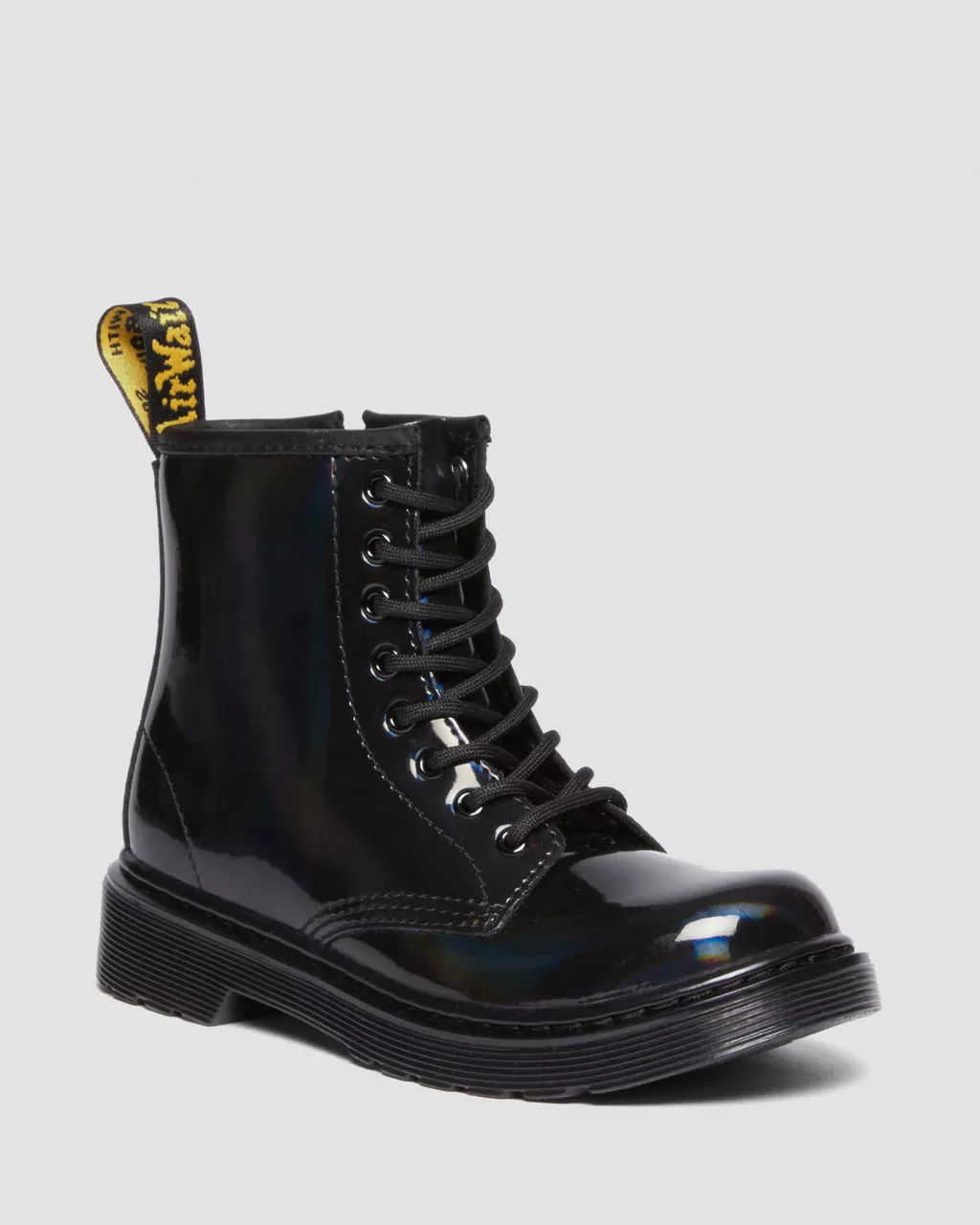 DR MARTENS Junior 1460 Rainbow Leather Lace Up Boots