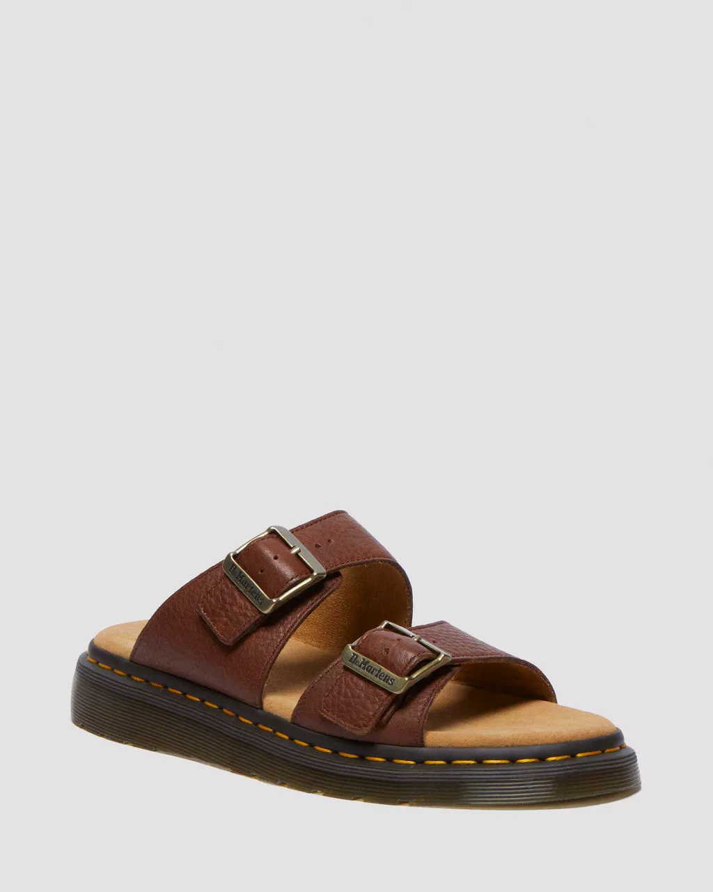 DR MARTENS Josef Ambassador Soft Leather Slide Sandals