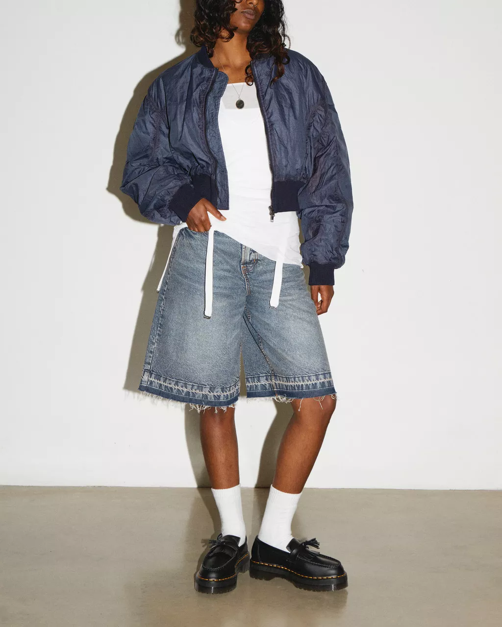 DR MARTENS Adrian Quad Leather Platform Tassle Loafers