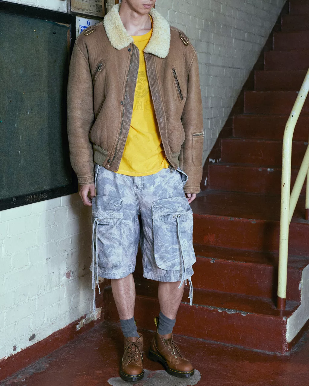 DR MARTENS Church Burnished Waxy Leather Boots