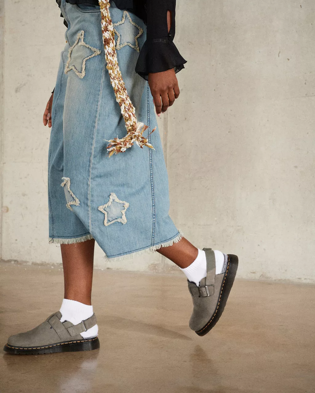 DR MARTENS Jorge II Faux Fur Lined Mules