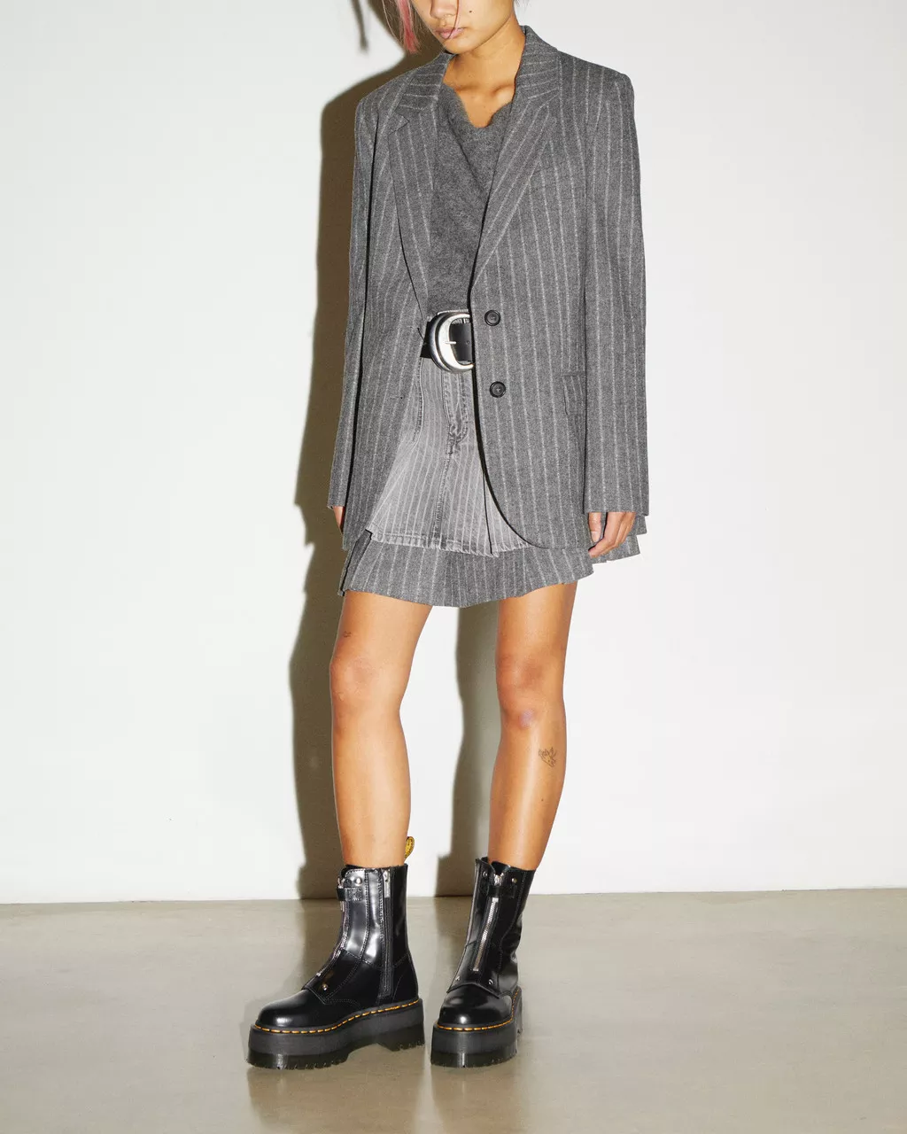 DR MARTENS Jetta Hi Max Buttero Leather Platform Boots