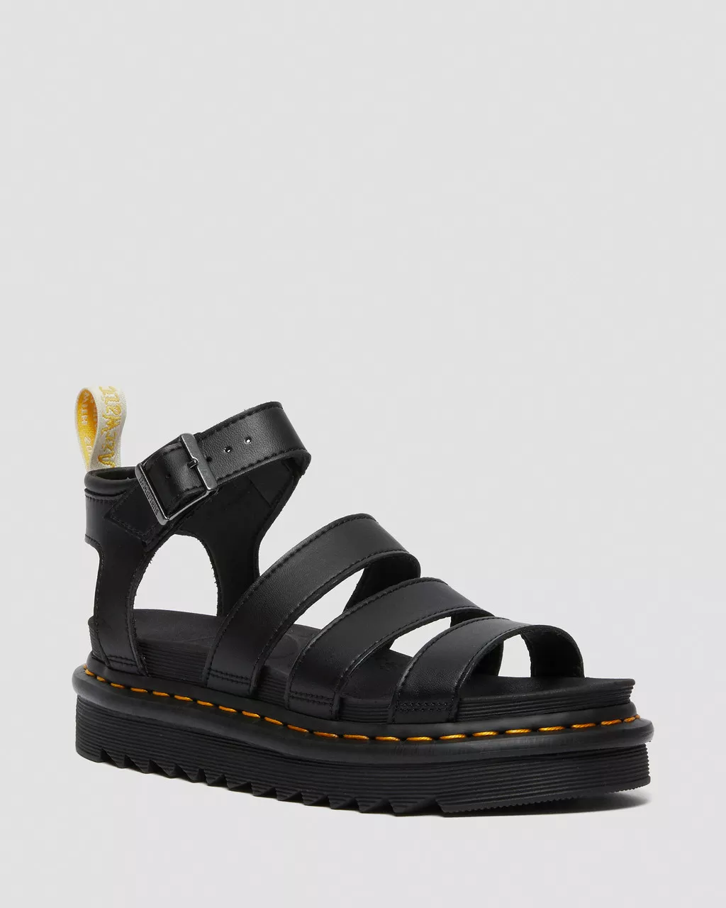 DR MARTENS Blaire Felix Rub Off Vegan Strap Sandals