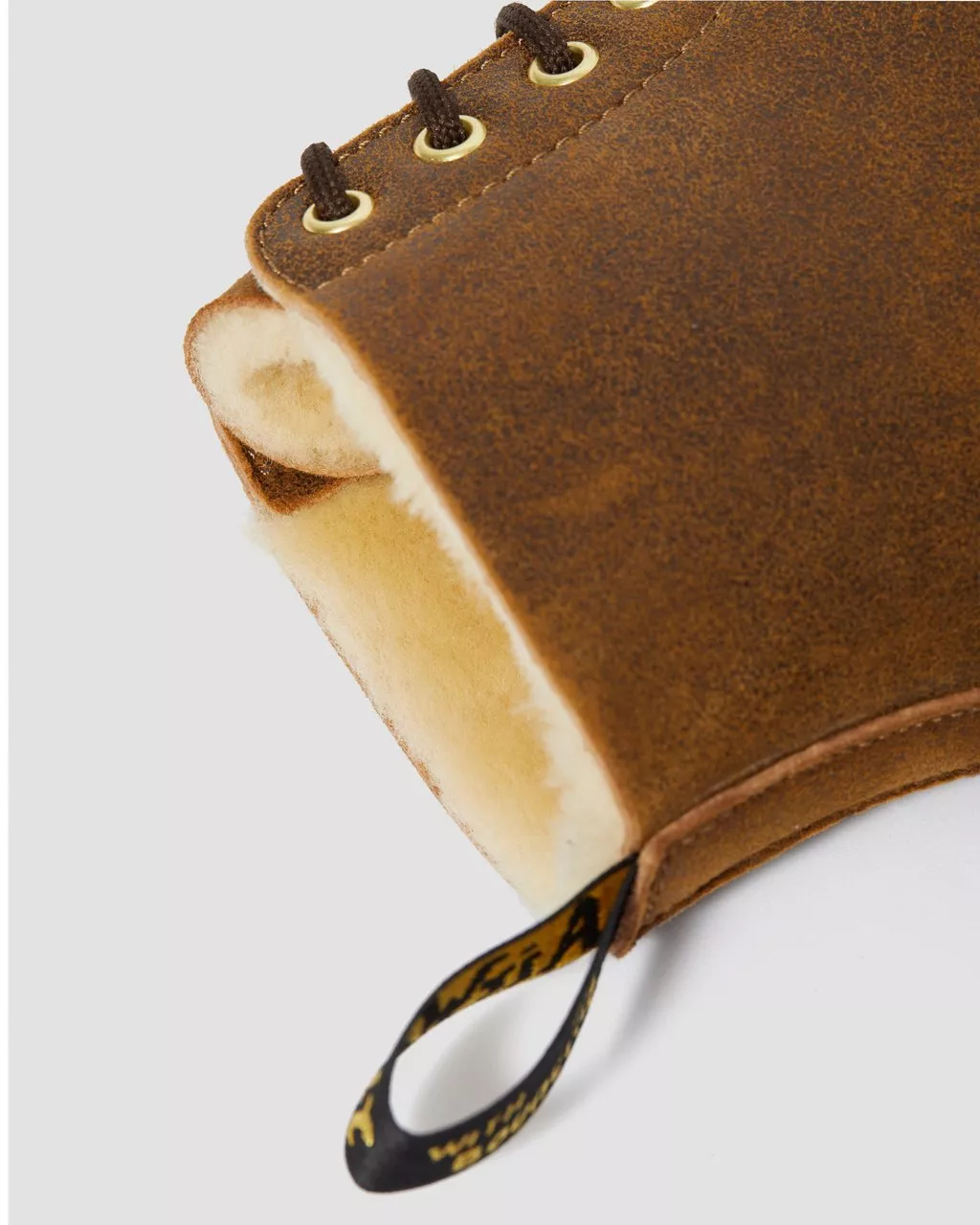 DR MARTENS 1460 PASCAL SHEARLING ANKLE BOOTS