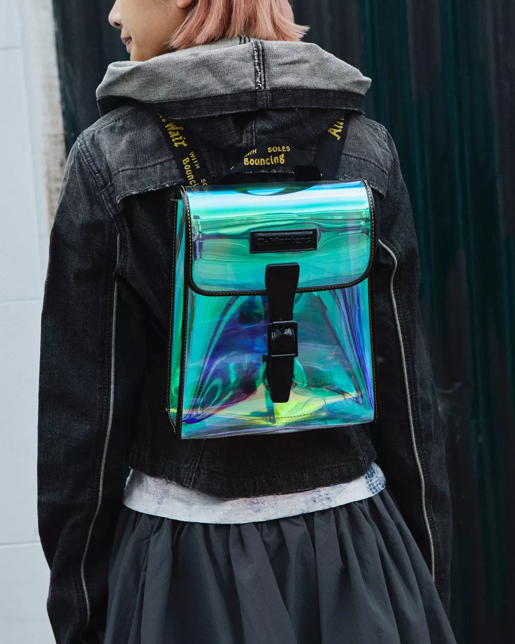 DR MARTENS Iridescent PU Mini Backpack
