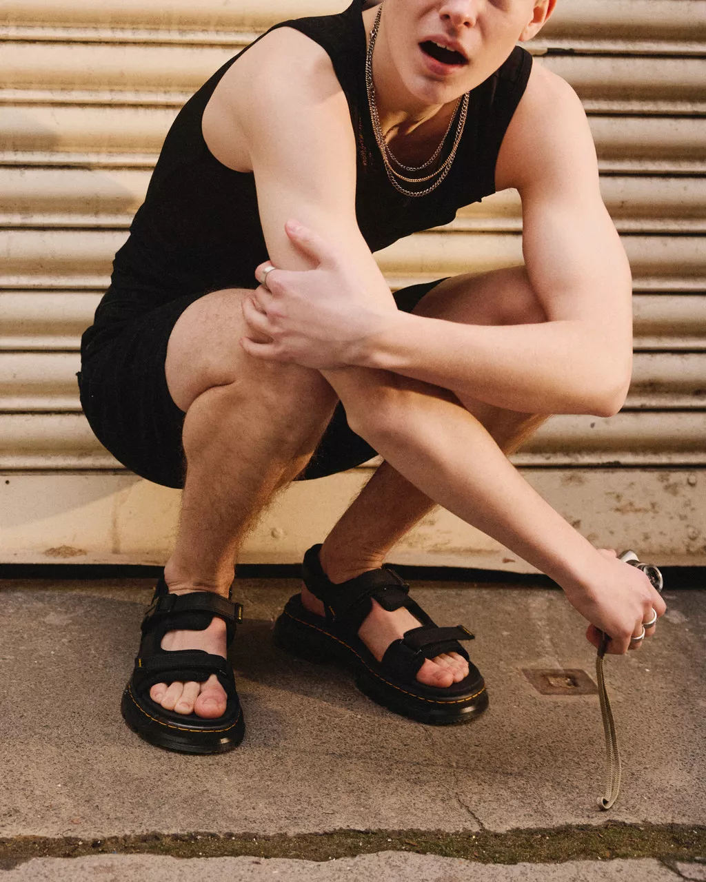 DR MARTENS Forster Poly Webbing Sandals