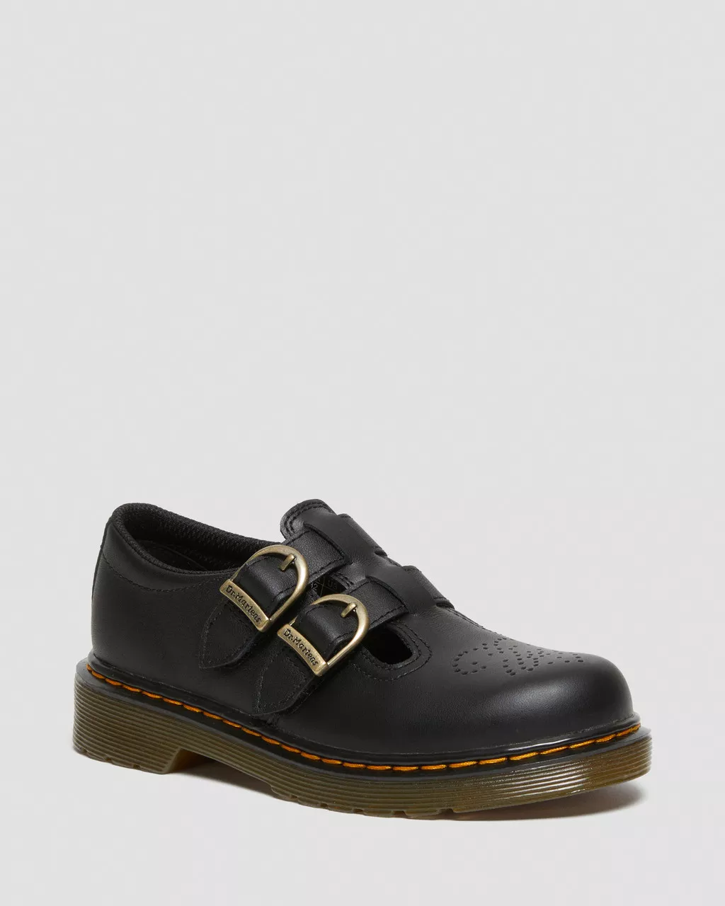 DR MARTENS Junior 8065 Softy T Leather Mary Jane Shoes