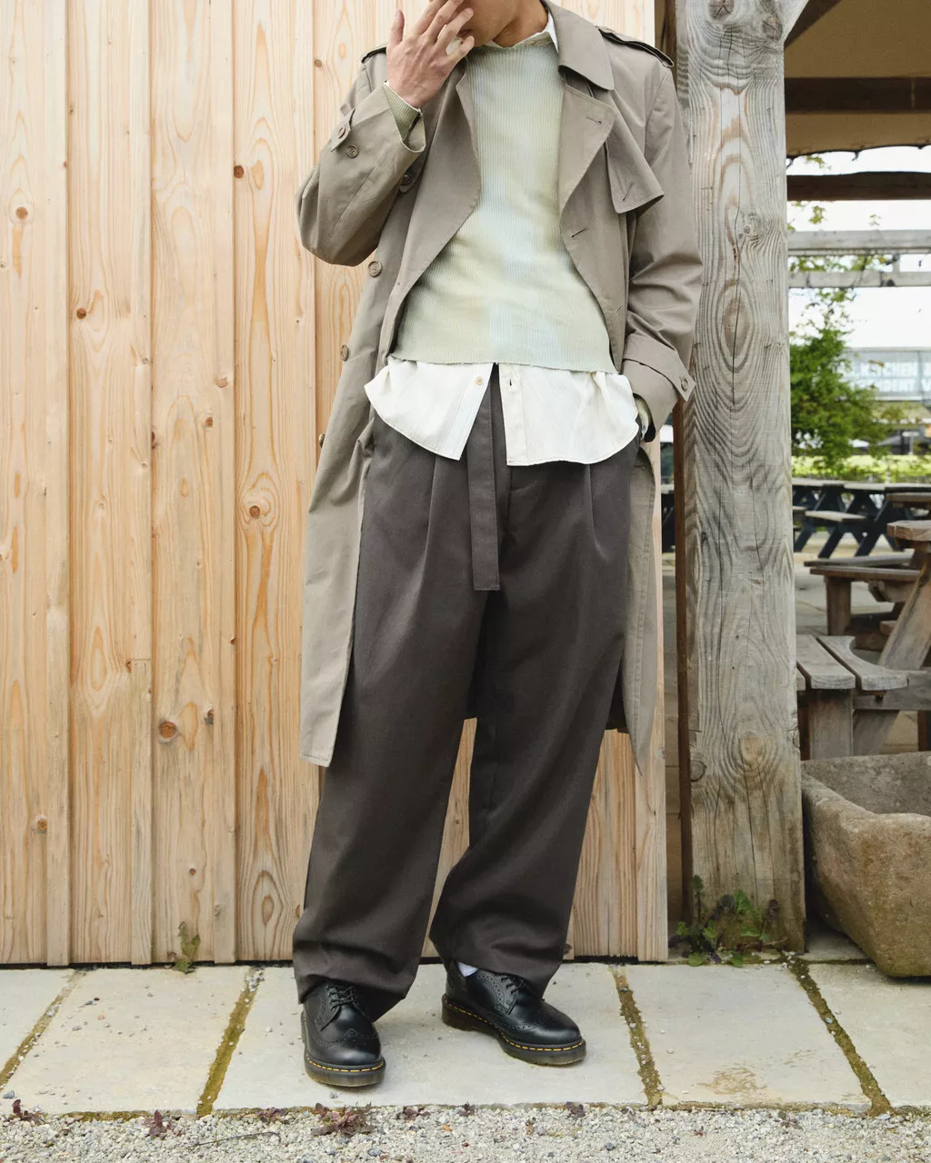 DR MARTENS 3989 Smooth Leather Brogue Shoes