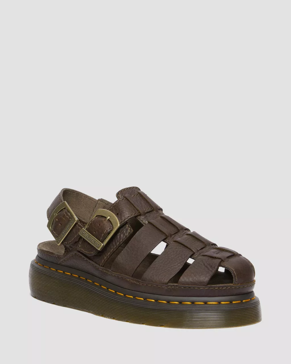 DR MARTENS Wrenlie Leather Fisherman Sandals