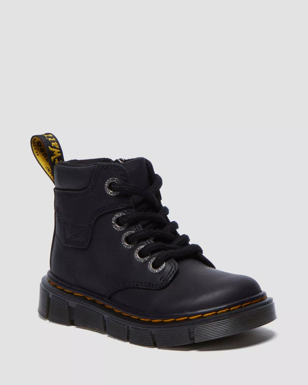 DR MARTENS Toddler Raffe Leather Ankle Boots