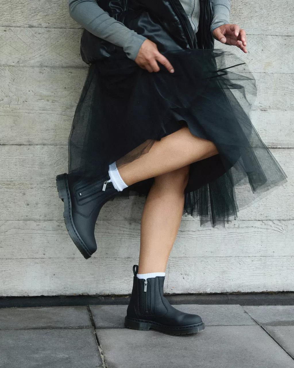 DR MARTENS 2976 Alyson DM's Wintergrip Chelsea Boots