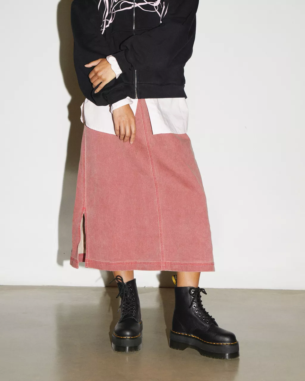 DR MARTENS 1460 Pascal Max Leather Platform Boots