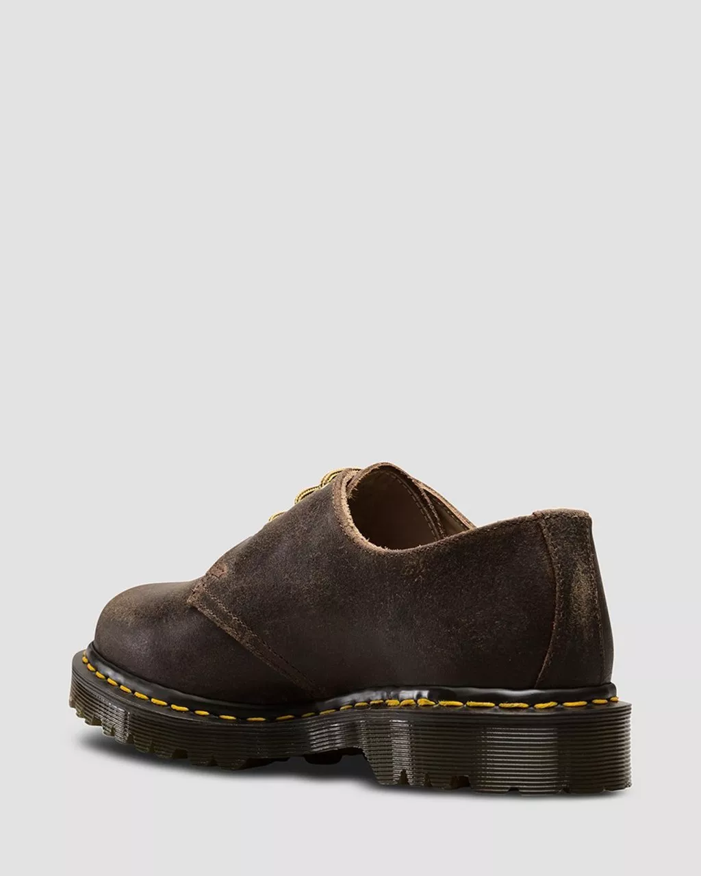 DR MARTENS 1461 Wax Commander Leather Oxford Shoes