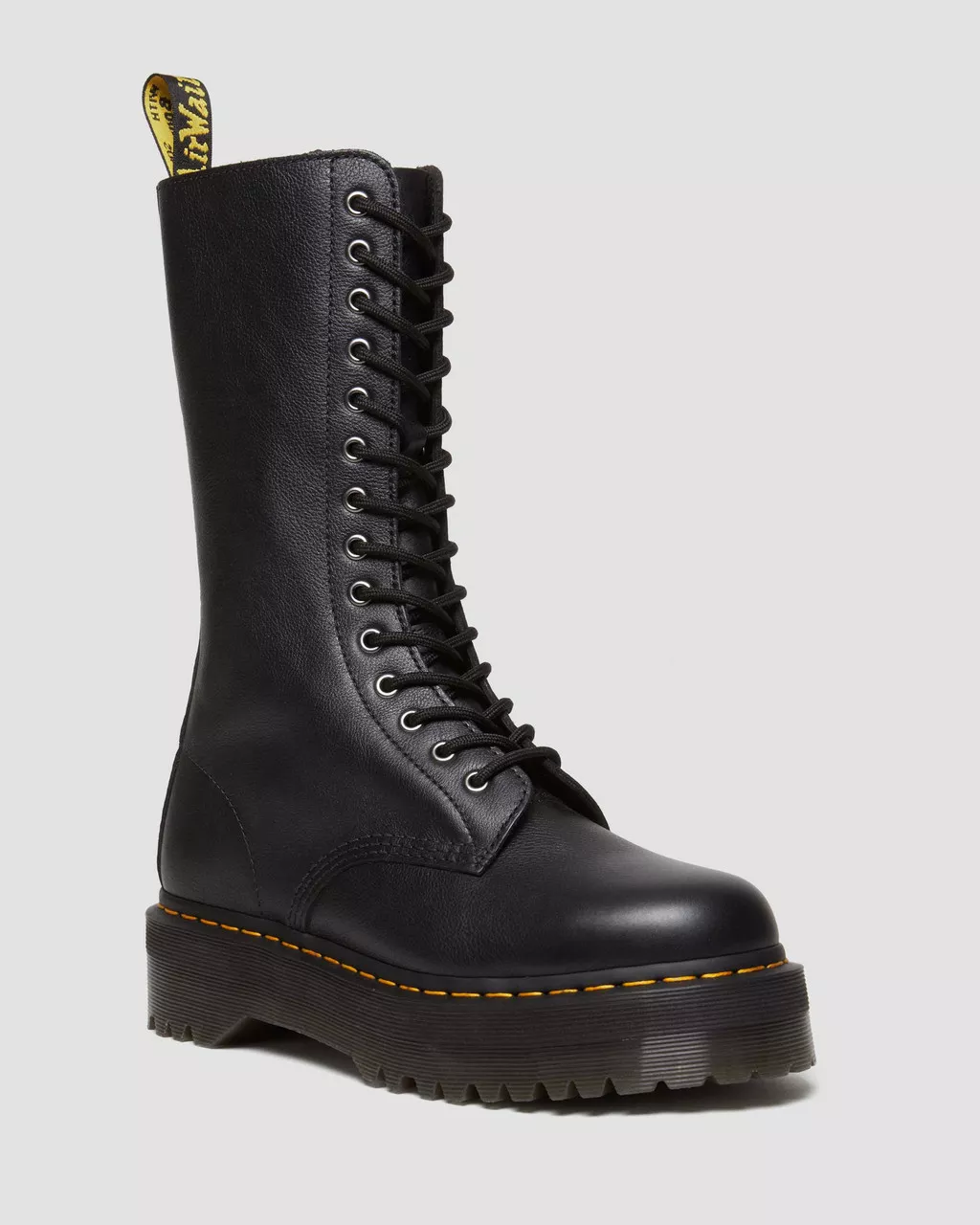 DR MARTENS 1B99 Pisa Leather Mid Calf Lace Up Boots