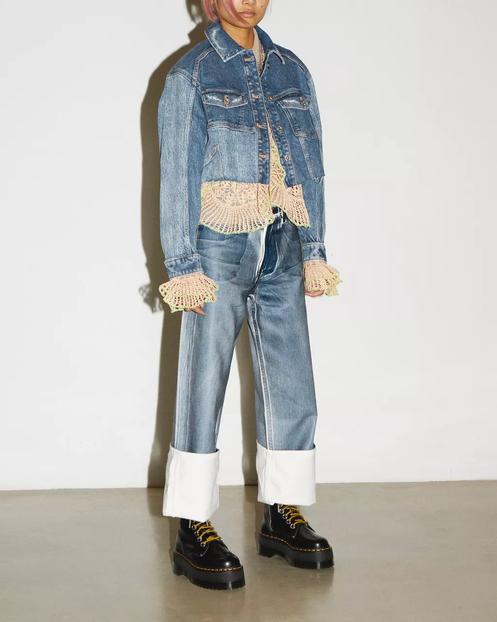 DR MARTENS Jadon Max Buttero Leather Platform Boots