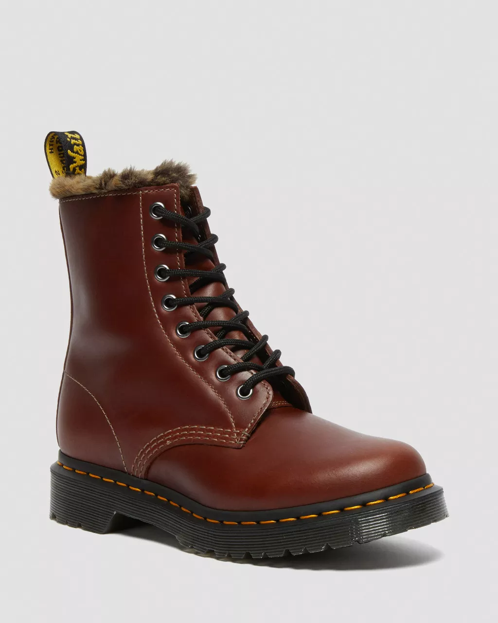 DR MARTENS 1460 Serena Faux Fur Lined Ankle Boots