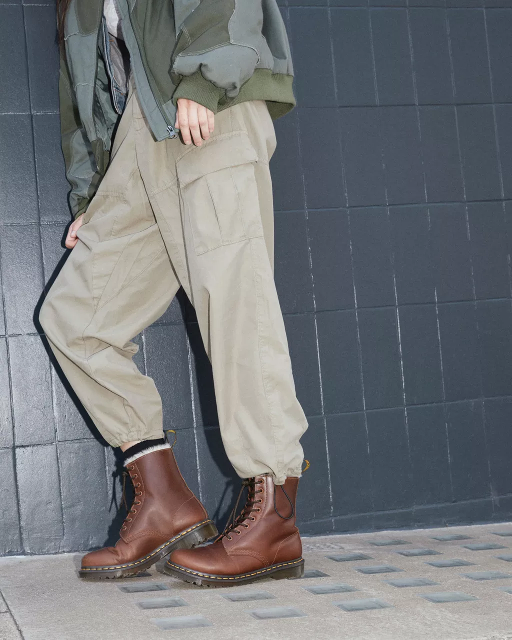 DR MARTENS 1460 Serena Faux Fur Lined Ankle Boots